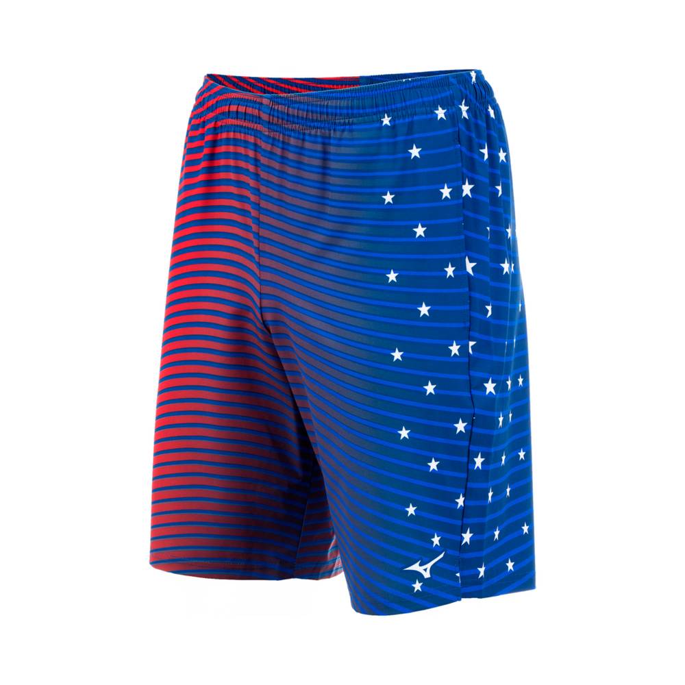 Pantaloncini Mizuno 10" Printable Uomo - Blu Marino - 81409-QYLG